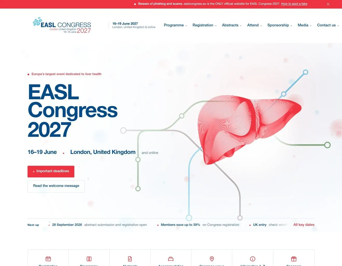 EASL Congress website